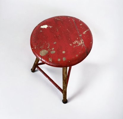 Vintage Industrial Stool in the style of Robert Wagner-DZY-1785514