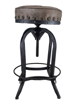 Vintage Industrial Stool with Swivel Seat-TCS-1315030