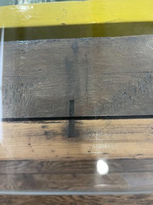 Vintage Industrial Table in Wood-HVX-1743175