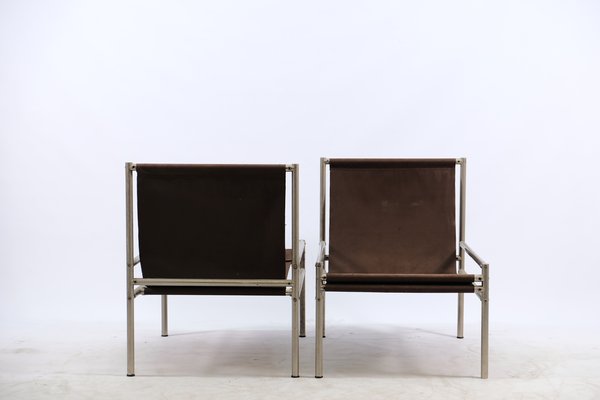 Vintage Industrial Tubular Lounge Chairs, Set of 2-CIP-569250