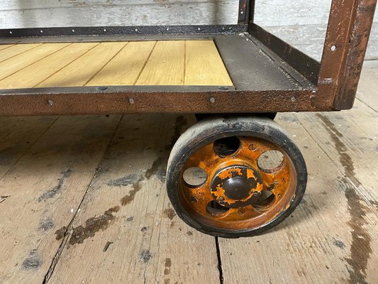 Vintage Industrial Wheel Rack-GUH-1805202