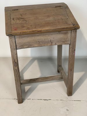 Vintage Industrial Wood Desk, 1950s-VBM-823615