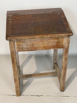 Vintage Industrial Wood Mid-Century Desk, 1950s-VBM-823612