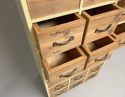 Vintage Industrial Wooden Filing Cabinet, 1940s-TZ-1271473