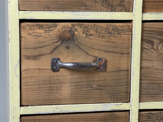 Vintage Industrial Wooden Filing Cabinet, 1940s-TZ-1271473