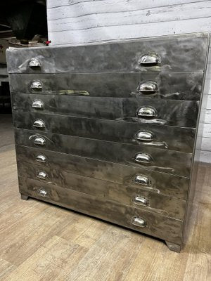 Vintage Iron Chest of Drawers-GUH-1749086