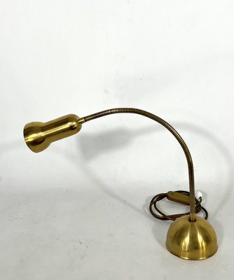 Vintage Italian Adjustable Brass Table Lamp, 1960s-OT-1318850