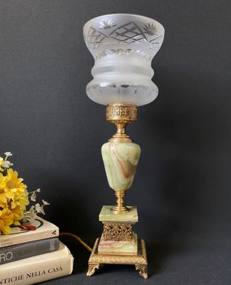 Vintage Italian Alabaster Lamp, 1960s-XRG-2035710