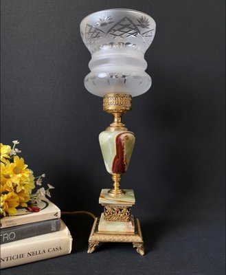 Vintage Italian Alabaster Lamp, 1960s-XRG-2035710