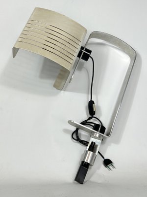 Vintage Italian Aluminum and Lacquer Desk Lamp, 1960s-OT-1314835