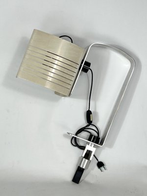 Vintage Italian Aluminum and Lacquer Desk Lamp, 1960s-OT-1314835