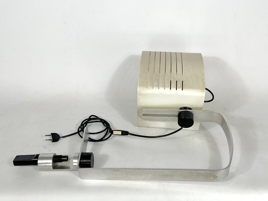 Vintage Italian Aluminum and Lacquer Desk Lamp, 1960s-OT-1314835