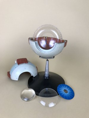 Vintage Italian Anatomical Human Left Eye Model in Plastic from Paravia, 1960s-YNA-773394