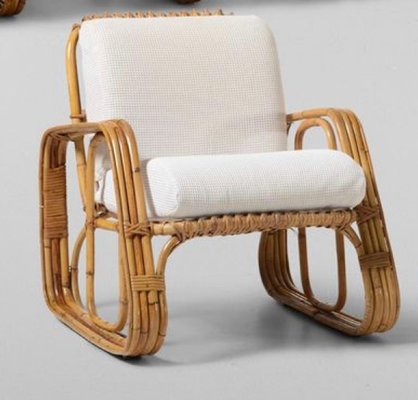 Vintage Italian Bamboo Chairs, 1970s, Set of 2-KKZ-2008317