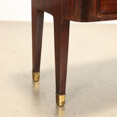 Vintage Italian Bedside Table in Exotic Wood, 1950s-VMM-2033299