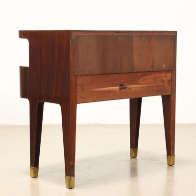 Vintage Italian Bedside Table in Exotic Wood, 1950s-VMM-2033299