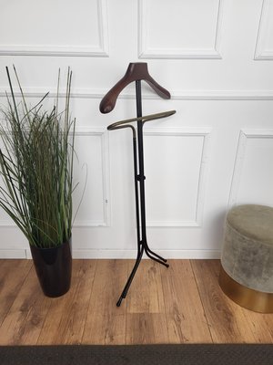 Vintage Italian Brass and Metal Valet Stand by Ico & Luisa Parisi, 1950s-EUP-1820399