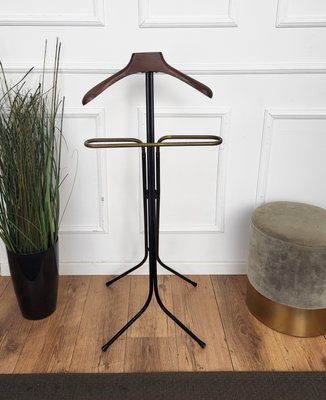 Vintage Italian Brass and Metal Valet Stand by Ico & Luisa Parisi, 1950s-EUP-1820399