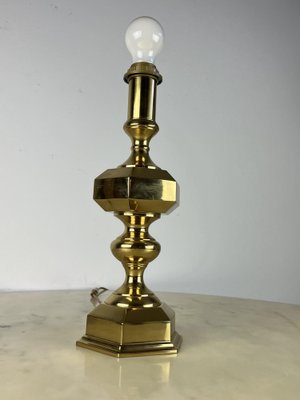 Vintage Italian Brass Table Lamps, 1980s, Set of 3-YST-1767955