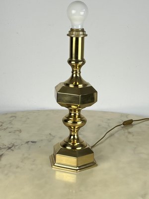 Vintage Italian Brass Table Lamps, 1980s, Set of 3-YST-1767955