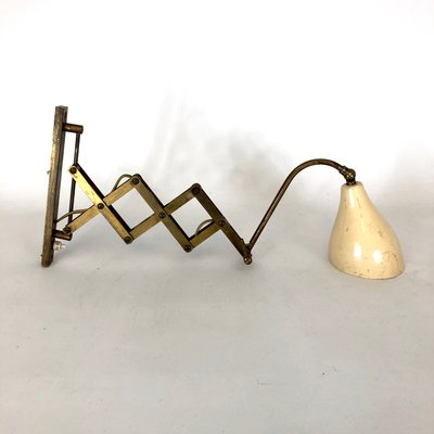 Vintage Italian Brass Wall Light from Stilnovo, 1950s-OT-1091776