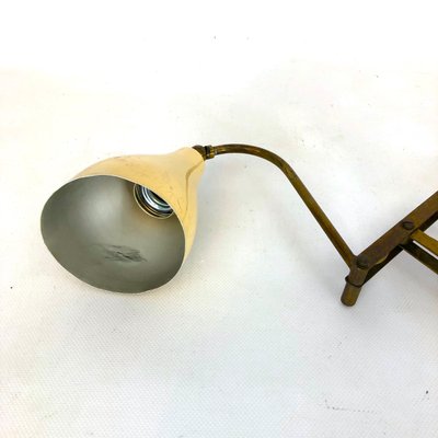 Vintage Italian Brass Wall Light from Stilnovo, 1950s-OT-1091776