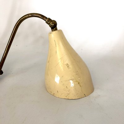 Vintage Italian Brass Wall Light from Stilnovo, 1950s-OT-1091776