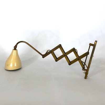 Vintage Italian Brass Wall Light from Stilnovo, 1950s-OT-1091776