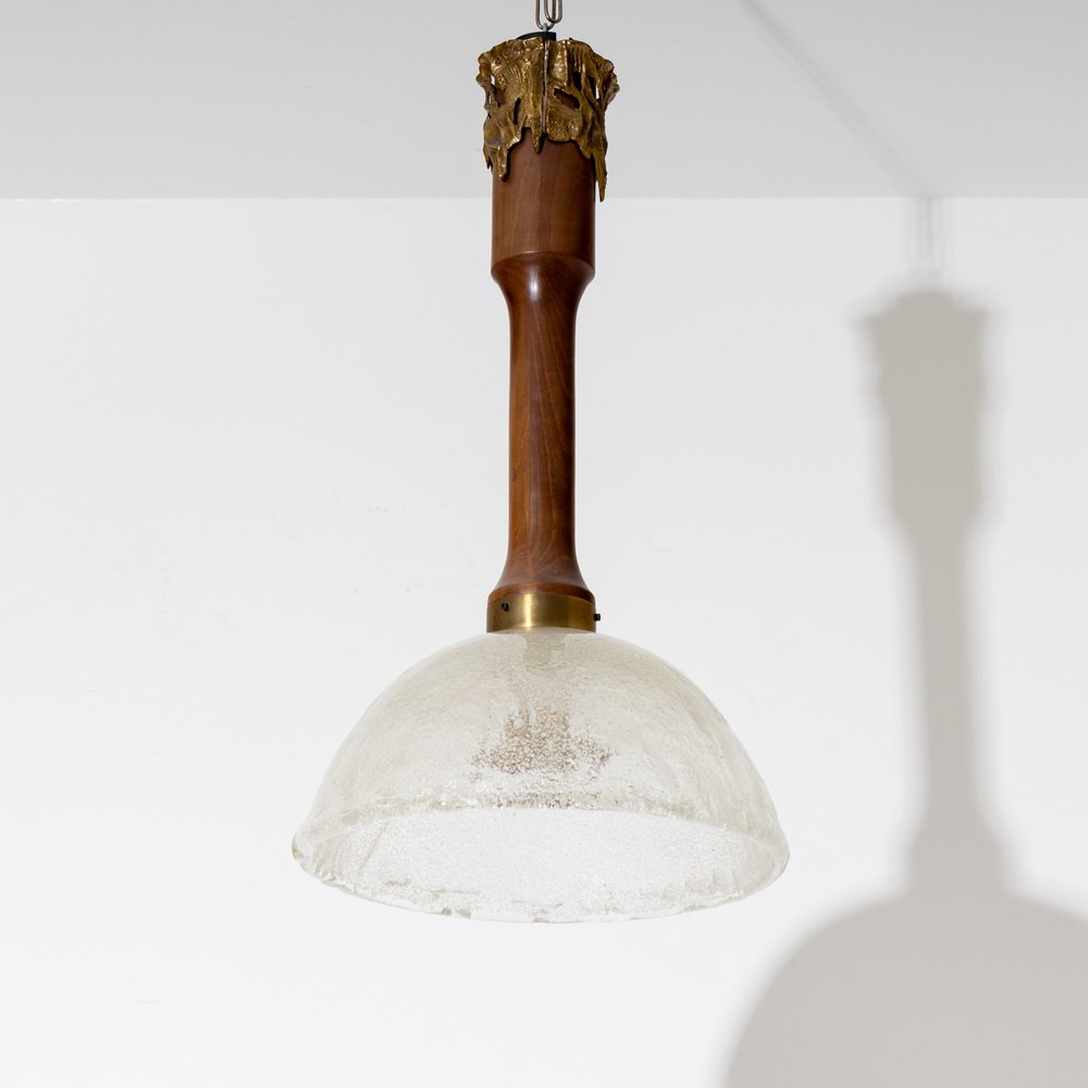 Vintage Italian Ceiling Lamp by Angelo Brotto, 1980s