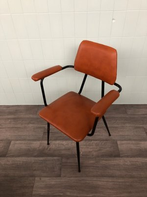 Vintage Italian Chair in Metal and Skai, 1950s-FOV-1789958