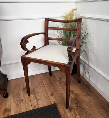 Vintage Italian Chair in Walnut, 1960s-EUP-1768077