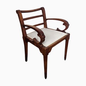 Vintage Italian Chair in Walnut, 1960s-EUP-1768077