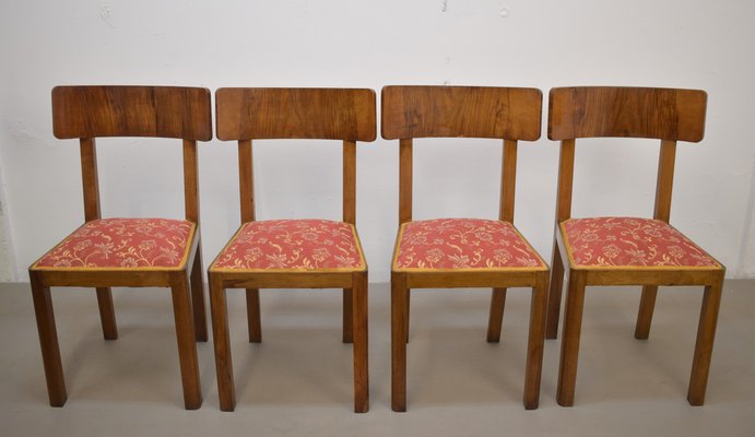 Vintage Italian Chairs, 1930s, Set of 4-AOL-1770441