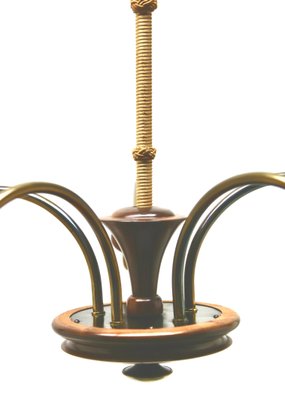 Vintage Italian Chandelier with Five Arms, 1960s-MJY-1148771