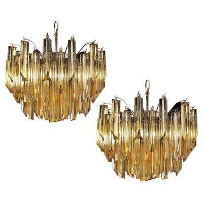 Vintage Italian Chandeliers in Murano, Set of 2-OVO-1235323