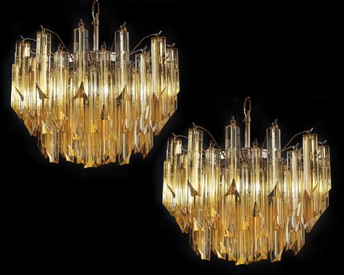 Vintage Italian Chandeliers in Murano, Set of 2-OVO-1235323