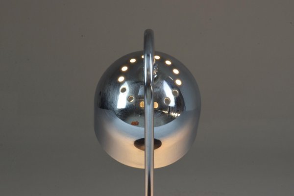 Vintage Italian Chrome Table Lamp, 1960s-GXL-692820