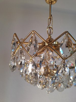 Vintage Italian Circular Chandelier Crystal Drops, 1950s-HIT-1760078