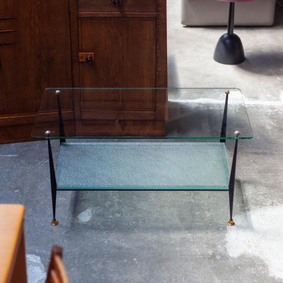 Vintage Italian Coffee Table attributed to Renato Ostuni, 1950s-QVY-1800247