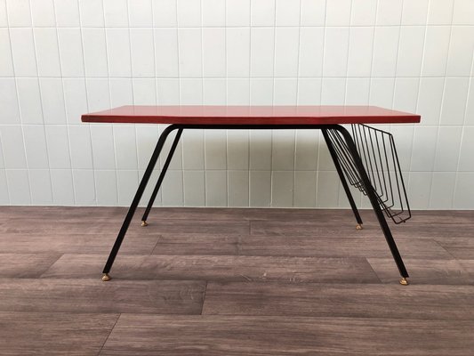 Vintage Italian Coffee Table in Metal, 1950s-FOV-1807174