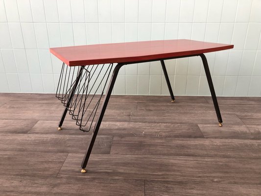 Vintage Italian Coffee Table in Metal, 1950s-FOV-1807174