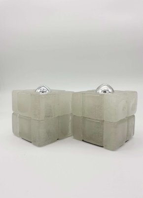 Vintage Italian Cubic Table Lamps from Poliarte, 1970s, Set of 2-PCO-1776619