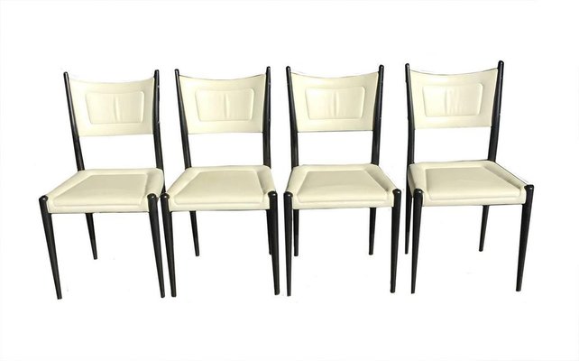 Vintage Italian Design Chairs, Set of 4-UCH-1224728