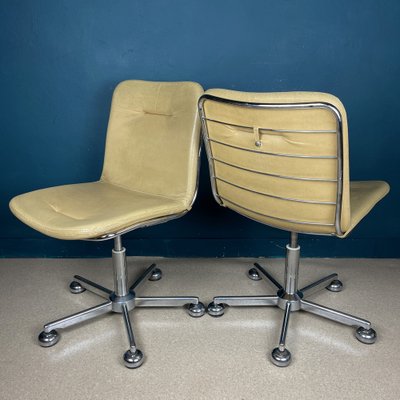 Vintage Italian Desk Chairs, Italy, 1970s, Set of 2-WQC-1352746