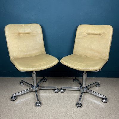 Vintage Italian Desk Chairs, Italy, 1970s, Set of 2-WQC-1352746