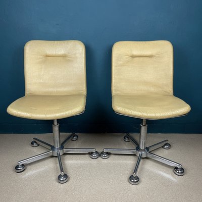 Vintage Italian Desk Chairs, Italy, 1970s, Set of 2-WQC-1352746