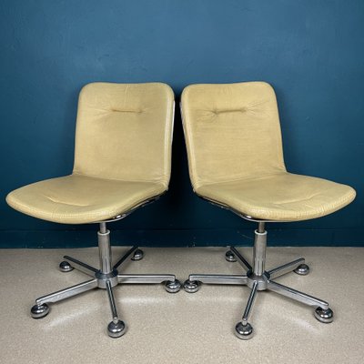 Vintage Italian Desk Chairs, Italy, 1970s, Set of 2-WQC-1352746