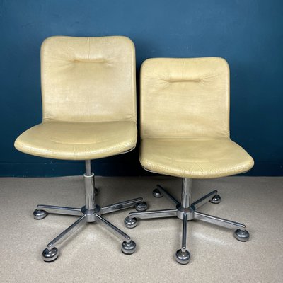 Vintage Italian Desk Chairs, Italy, 1970s, Set of 2-WQC-1352746