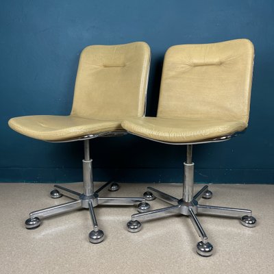 Vintage Italian Desk Chairs, Italy, 1970s, Set of 2-WQC-1352746