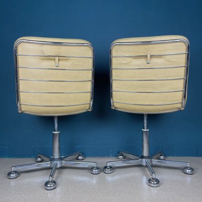 Vintage Italian Desk Chairs, Italy, 1970s, Set of 2-WQC-1352746